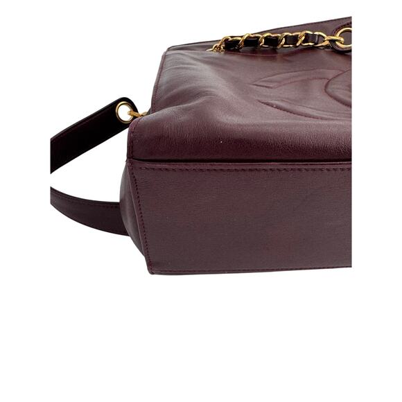 Chanel 1994 Bordeaux Timeless Zip Shopping tote - Picture 6 of 9
